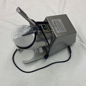 Ice Crusher Machine in Silver and Gray